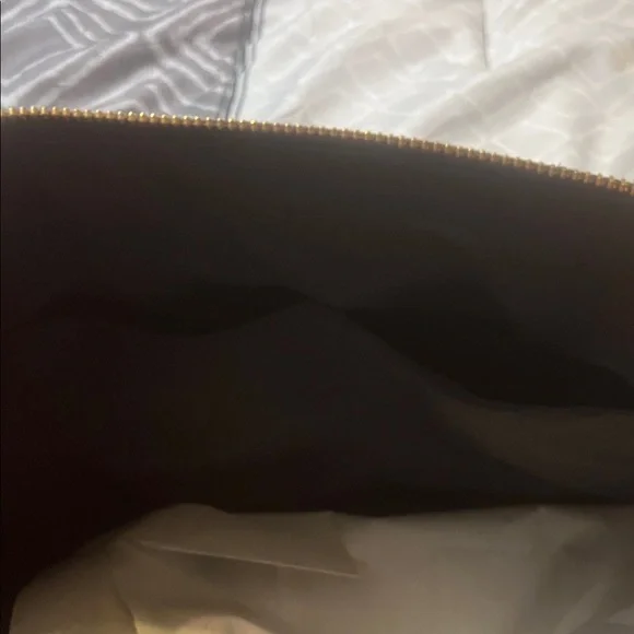 Coach Black Tote with Gold Accents - Picture 6 of 7